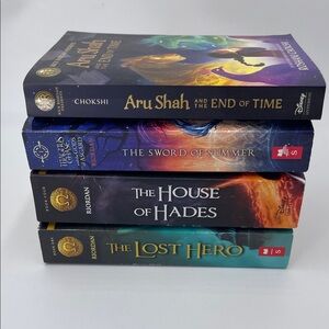 Lot os 4 Rick Riordan Paperback Books
